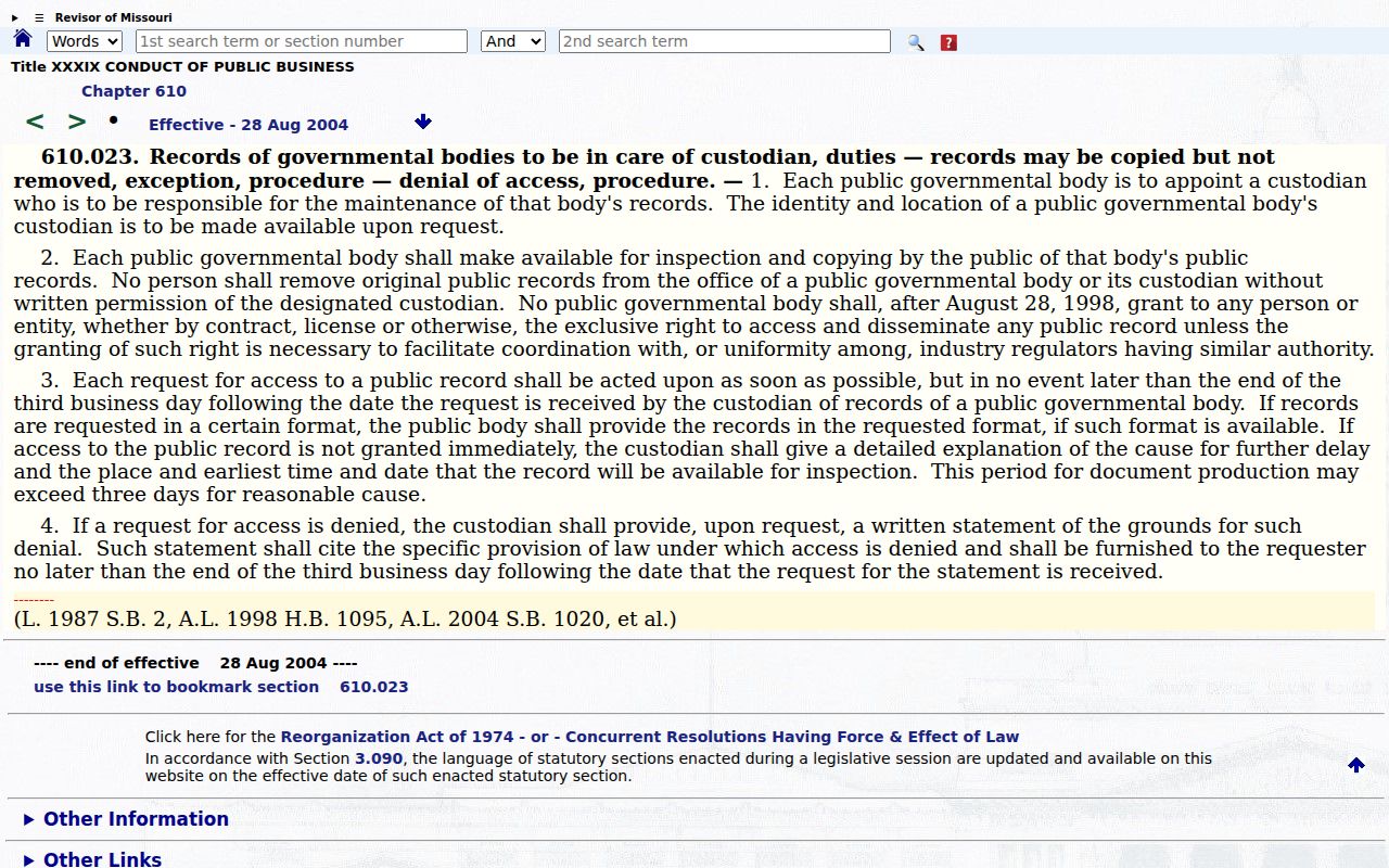 Vernon County criminal court records custodian law